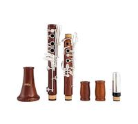 Clarinet Musical B-Flat Red Wood Professional Clarinet with Case AccessoriesProfessional Clarinet Clarinet Silvering keys