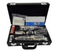 Clarinet Musical Bakelite A Clarinets Professional Clarinet Silver Plated Keys 17 Keys With Case Mouthpiec high durability