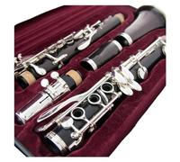 Clarinet Musical Bakelite A Clarinets Professional Clarinet Silver Plated Keys 17 Keys With Case user-friendly Mouthpiec
