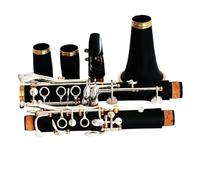 Clarinet Musical Bakelite Silver Plated Key Gold Plated Column Bb Clarinet 17 keysplated Silver Key BB tone bakelite clarinet