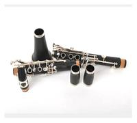 Clarinet Musical Bb Clarinet 17 Keys B Flat Musical Instruments Bakelite Tube Nickel Plated Clarinet Finely polished