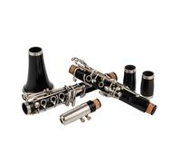 Clarinet Musical Bb Clarinet 17 Keys B Flat Musical Instruments Bakelite Tube silver Plated Clarinet easy to maintain