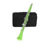 Clarinet Musical Bb Clarinet 17 Keys Woodwind Instrument Resin Green Clarinet