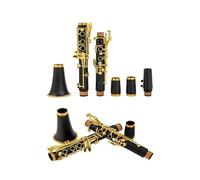 Clarinet Musical Bb Clarinet Lacquer Gold 17 Keys Black Clarinete Performance grade instruments
