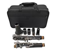 Clarinet Musical Bb Clarinet Nickel Silver Key Musical Instruments for Beginners Tube body easy to maintain