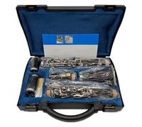 Clarinet Musical Bb Clarinets Professional Clarinet Silver Plated Keys 17 Keys With Case Mouthpiec easy to clean