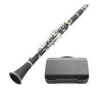 Clarinet Musical Bb Clarinets Professional Clarinet Silver Plated Keys 17 Keys With Case Mouthpiec The precise aperture design