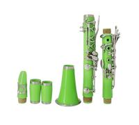 Clarinet Musical Bb17 Keys Green Clarinet Professional B Flat Clarinet for Beginner