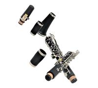 Clarinet Musical Black Hard Rubber Bake-lite Bb Key Clarinet 17 key Copper-NicKel key