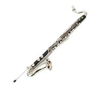 Clarinet Musical Black Wood Bass Clarinet 20 keysplated Copper-NicKel BB tone Hard Rubber clarinet