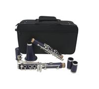 Clarinet Musical Clarinet 17 Key Falling Tune B Blue Clarinet Silver Plated Silver Key Bakelite Material with Accessories