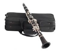 Clarinet Musical Clarinet ABS Nickel Plated 17keys Eb Clarinet Instrument asy to maintain.