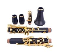 Clarinet Musical Clarinet Bb Wood Ebony Gold-plated 17 Keys Grenadilla(M61)