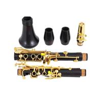 Clarinet Musical Clarinet Bb Wood Ebony Gold-plated 17 Keys Grenadilla(M62)