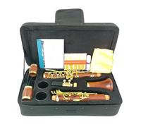 Clarinet Musical Clarinet C Keys Redwood Klarnet Gold Plated