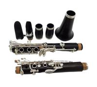 Clarinet Musical Composite Wood clarinet is lightweight Bb Clarinet Clarinets Reeds SILVER PLATED 17 Keys