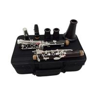 Clarinet Musical Composite Wood Clarinets 17 Key BB flat Material SILVER PLATED Clarinets Mouthpiece Reeds