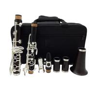 Clarinet Musical Composite Wood Clarinets Keys 17 Bb Clarinets Major Professional Clarinets Silver Plated Keys 17