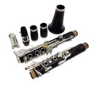 Clarinet Musical Ebony Blackwood Clarinet Professional Bb Clarinets Bakelite 17 Keys Mouthpiece Reeds