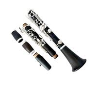 Clarinet Musical Ebony Clarinet 17 Key Copper-NicKel Plated tone BB ebony clarinet Performance grade instruments