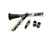 Clarinet Musical Ebony Clarinet/Clarinet Instrument Bb 17-key White Copper Ebony Clarinet