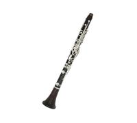 Clarinet Musical Ebony Wooden Bb Clarinet Grenadilla Woodwind Instruments 17 keys Silver Plated Key BB tone Ebony clarinet