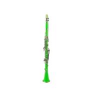 Clarinet Musical Green ABS Bb Nickel-plated Cupronickel 17-key Clarinet Resin Woodwind Instrument Set
