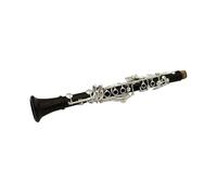 Clarinet Musical Grenadilla Wood 17 Key Eb Tone Silver Plated Clarinet comfortable and non-slip