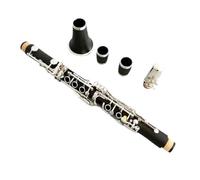 Clarinet Musical Hard Rubber Nickel Plated 17 Keys C Tone Clarinet Musical Instruments Playing Musical Finely polished