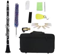 Clarinet Musical Instrument 17 Key B-flat Black Clarinet ABS Tube Body Nickel-plated Keys Clarinet With Accessories