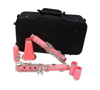 Clarinet Musical Instrument 17 Keys Bb Tone Pink Clarinet ABS Resin Body Nickel-plated Keys Clarinet With Case And Accessories