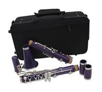 Clarinet Musical Instrument Purple 17 Keys Bb Tone Bakelite Body Clarinet With Clarinet Case Reeds Accessories