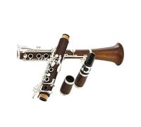 Clarinet Musical Instrument Redwood Body 17 Keys Bb Tone Nickel Plated Keys Clarinet Instrument With Case And Mouthpiece