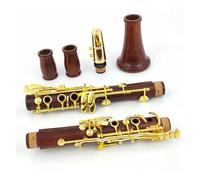 Clarinet Musical Instrument Redwood Body Clarinet 17 Keys Bb Tone Gold Plated Keys Clarinet Instrument With Storage Box