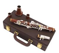 Clarinet Musical Instrument Rosewood Tube Body Eb Tone 18 Keys Silver-plated Keys Clarinet With Case And Accessories