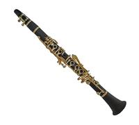 Clarinet Musical Instruments Clarinet Eb Tone 17 Keys Ebony Wood Or Bakelite Black And Gold Nickel With Case Accessories(Bakelite)