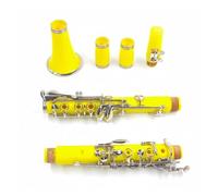 Clarinet Musical Light yellow Clarinet 17 Key Bb Body Clarinette School Band Orchestra clarinet