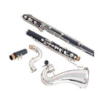 Clarinet Musical Low C 18 Keys Natural Hard Rubber/Bakelite