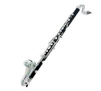 Clarinet Musical Mellow bass Silver Plated Keys Bass Clarinet Bb Tune Clarinet Bakelite Instrument With Case