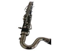 Clarinet Musical Nice bass clarinet Bb keys 26Keys ebonited body Nickel platedgreat tone