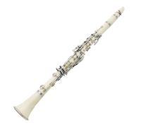 Clarinet Musical Performance-level B-flat clarinet B-flat clarinet white clarinet colored clarinet white clarinet instrument(White)