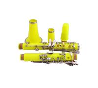 Clarinet Musical Performance-level musical instrument clarinet Yellow clarinet 17-key B flat ABS resin