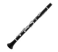 Clarinet Musical Professional Grenadilla Ebony Wooden Bb Soprano Clarinet 17 silver plated Keys With Case
