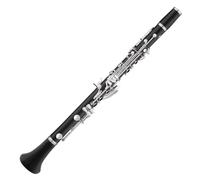 Clarinet Musical Professional Grenadilla Ebony Wooden Bb Soprano18 Key Clarinet Silver plated Keys With Case