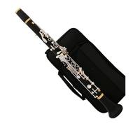Clarinet Musical Professional Grenadilla Ebony Wooden Bb Soprano19 Key Clarinet silver plated keys With Case