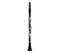 Clarinet Musical Professional instruments Ebony Clarinet Bb tone 17 Keys Silver plated Grenadilla Solid wood