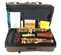 Clarinet Musical Quality coexist Red Wood Professional Clarinet Rosewood Bb Gold-plated