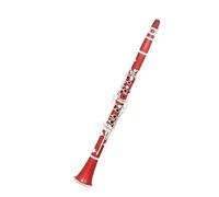 Clarinet Musical Red Bb Clarinet B-flat Beginner Clarinet for School Orchestras Adults