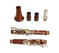 Clarinet Musical Red Wood Professional Clarinet Bb Rosewood Clarinet Silvering keys(M13)