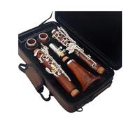Clarinet Musical Red Wood Professional Clarinet Bb Rosewood Clarinet Silvering keys(M15)